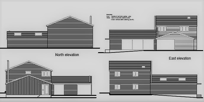 Barn conversion with single storey extension